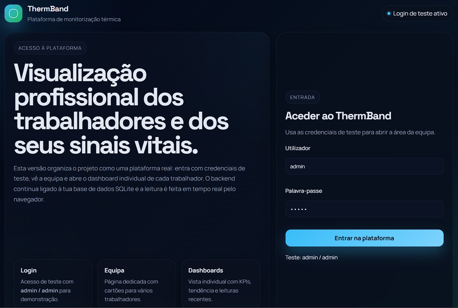 Estrutura de Backend e Webapp